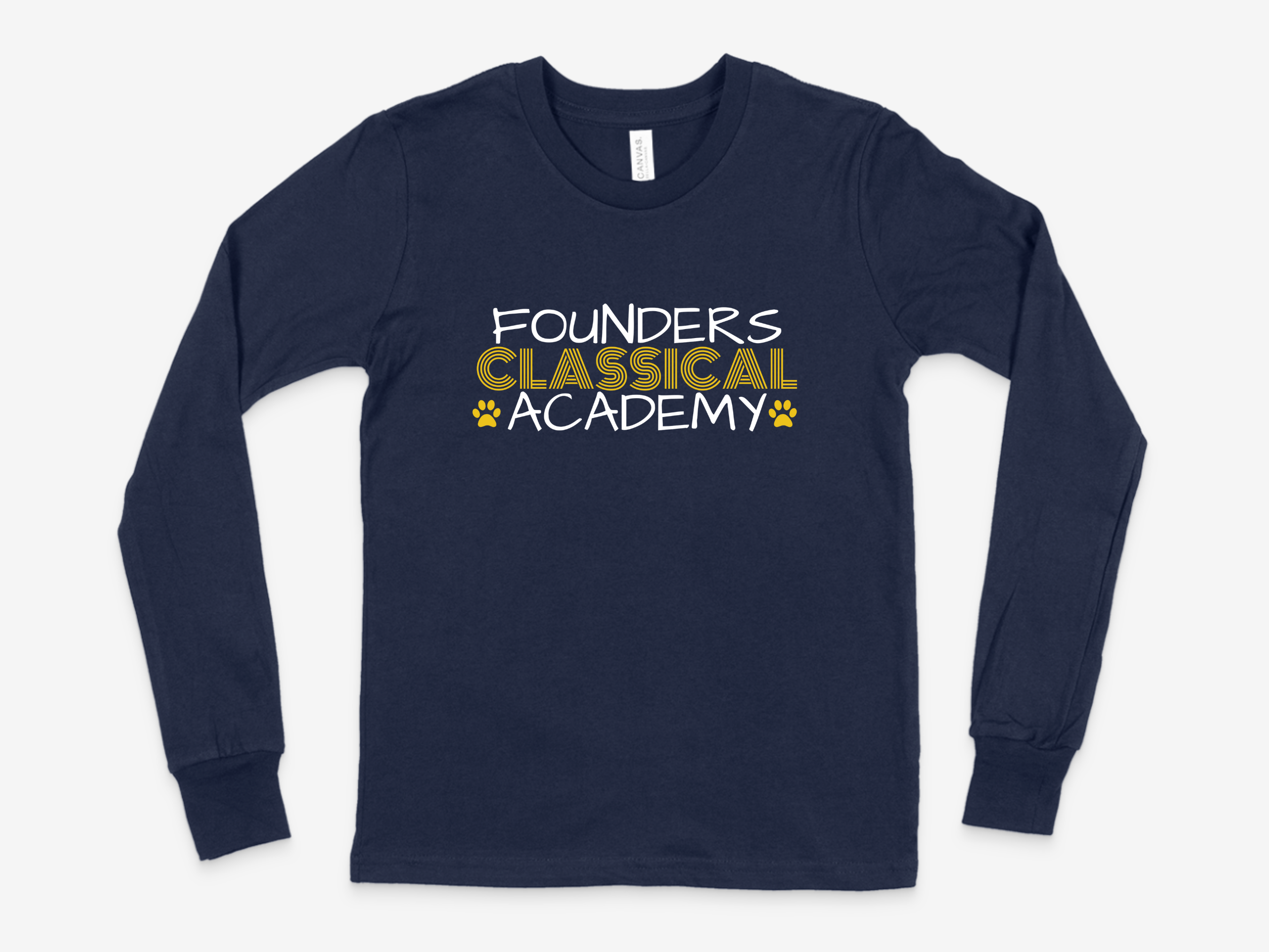 Founders Classical Academy  - Navy Long Sleeve  Main Image